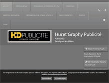 Tablet Screenshot of huret-graphy.com
